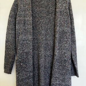 Cozy Blue/Gray Knit Cardigan